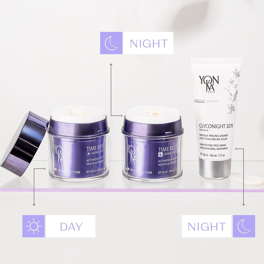 Yon-Ka Glyconight - Máscara facial antienvejecimiento, renovación d...