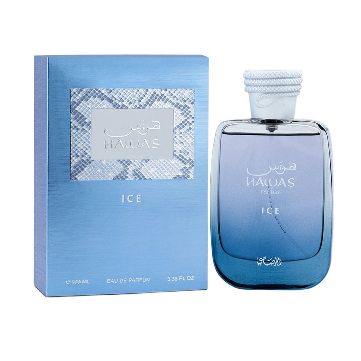 RASASI Hawas Ice para Hombre Eau de Parfum, 100ml (3.38 Oz), Fragan...