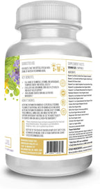 ACTIF Multivitamínico para mujeres mayores de 60 años con 30 vitaminas orgánicas