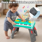 Mesa de DJ para bebés para niños pequeños, juguetes de piano