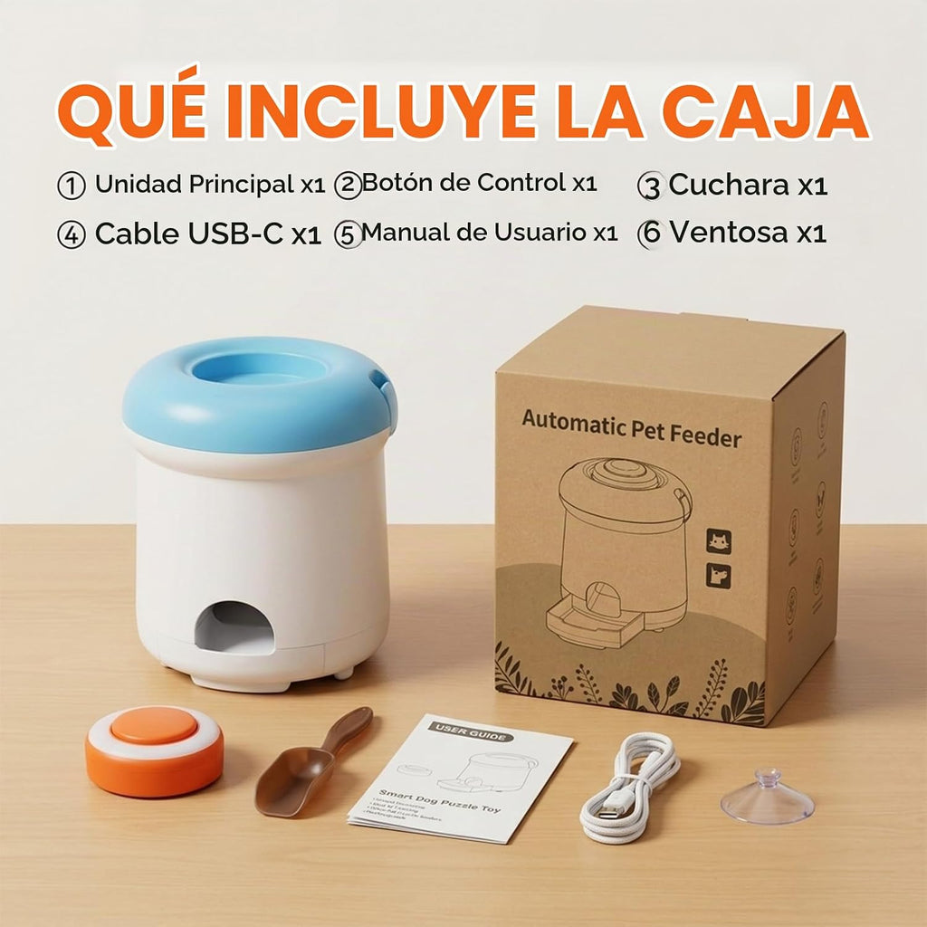 Dispensador automático de golosinas para perros, juguete interactivo