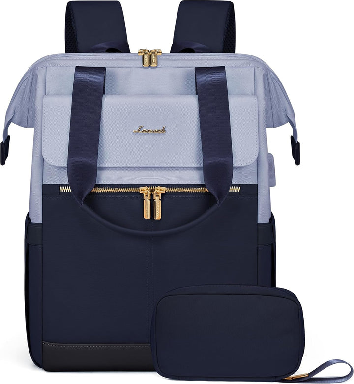 LOVEVOOK Mochila para laptop para mujer, mochila de trabajo convert...