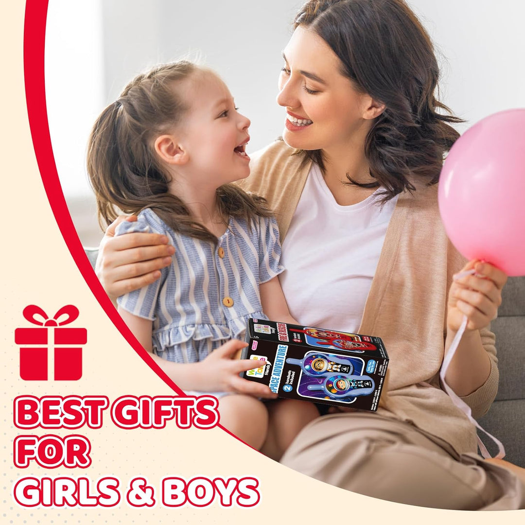 LAEbuild Walkie Talkies para niños - Juguetes de Walkie Talkie Rega...