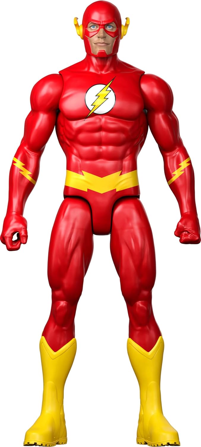 Mattel DC - Figura de acción The Flash de 12 pulgadas, súper traje...