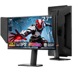 KTC 27 Pulgadas Monitor para Juegos 27M1, Monitor de Computadora 1440p 200Hz con Altavoces Integrados, Hasta 210Hz, 2K QHD IPS Rápido, Sincronización Adaptativa, 130% sRGB, ΔE＜2, Monitores de Altura