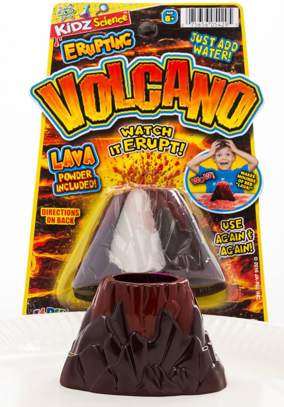 2Chill Mini kit de ciencia de volcán (12 paquetes) Volcán eruptivo juguete