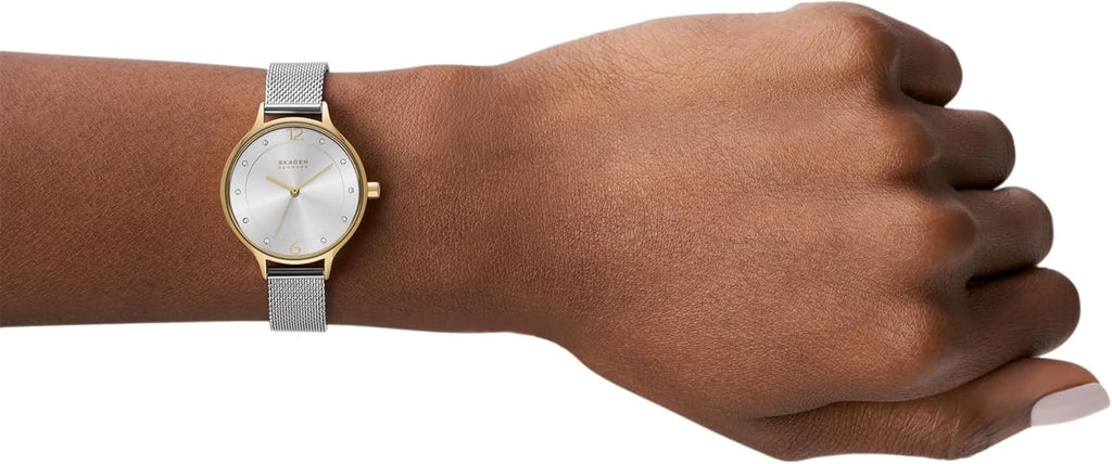 Skagen Anita Lille - Reloj minimalista de acero inoxidable para mujer