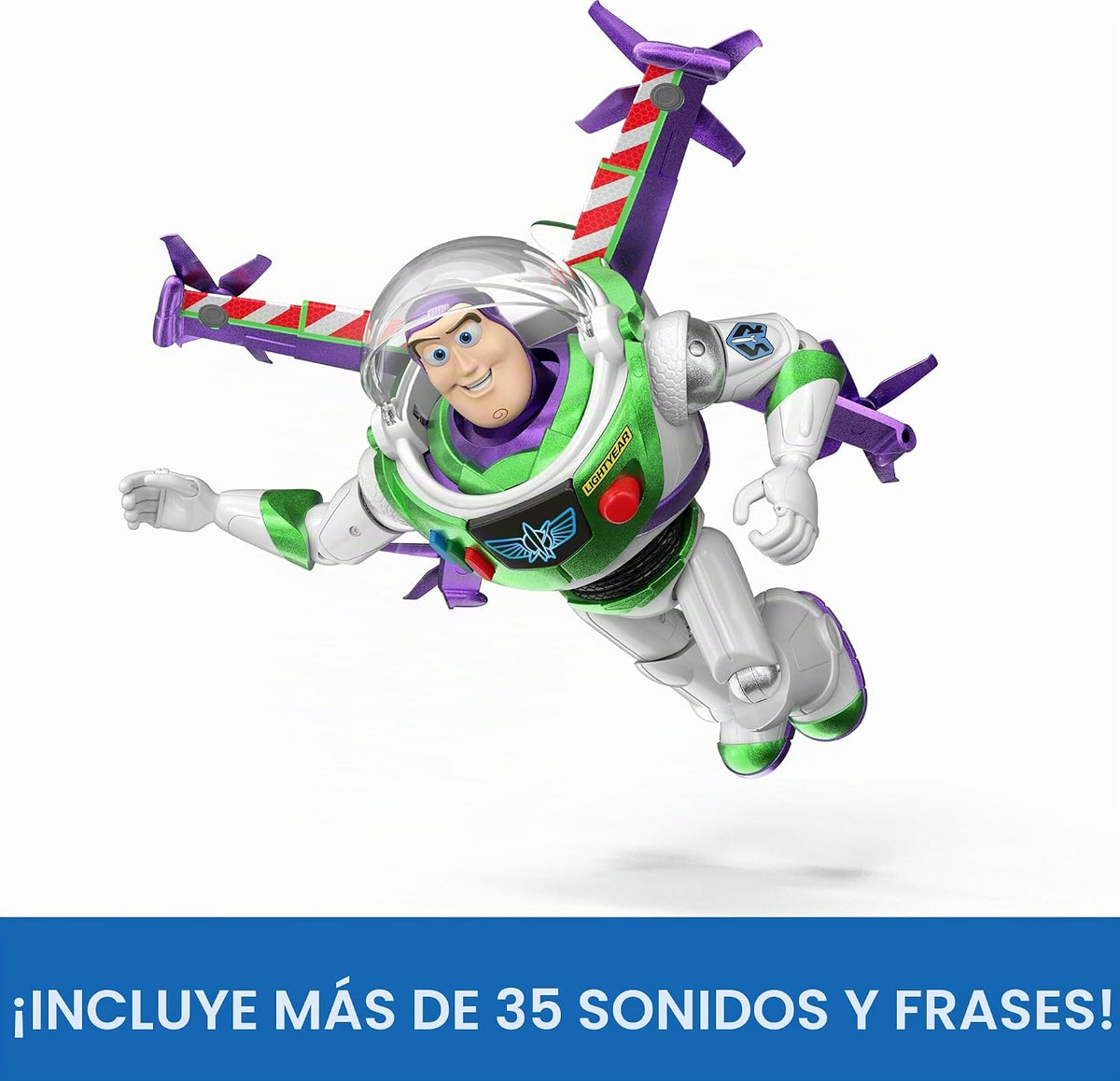 Mattel Disney y Pixar Toy Story 5 Modo de vuelo Hi-TechBuzz Lightyear