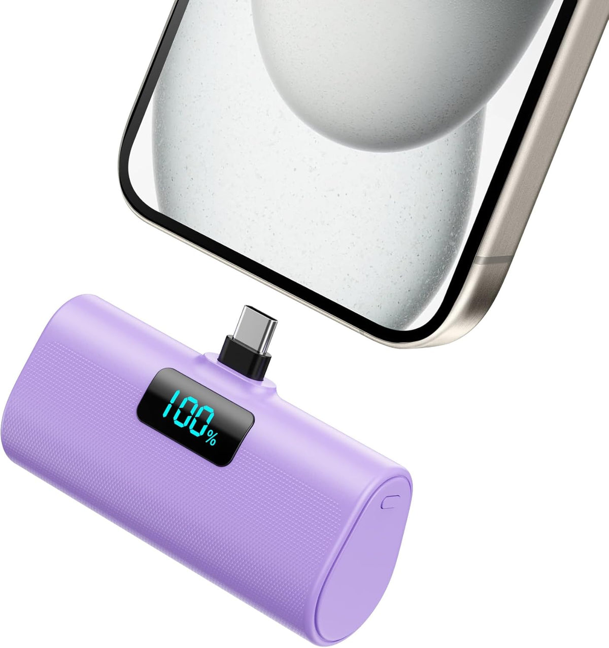 Cargador portátil mini para iPhone 17\/16, Batería externa PD USB C...