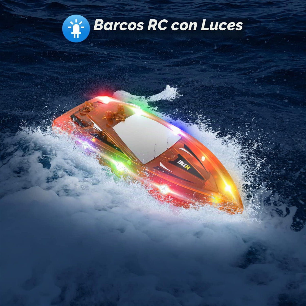 Barco a control remoto para niños, barcos de control remoto para piscina