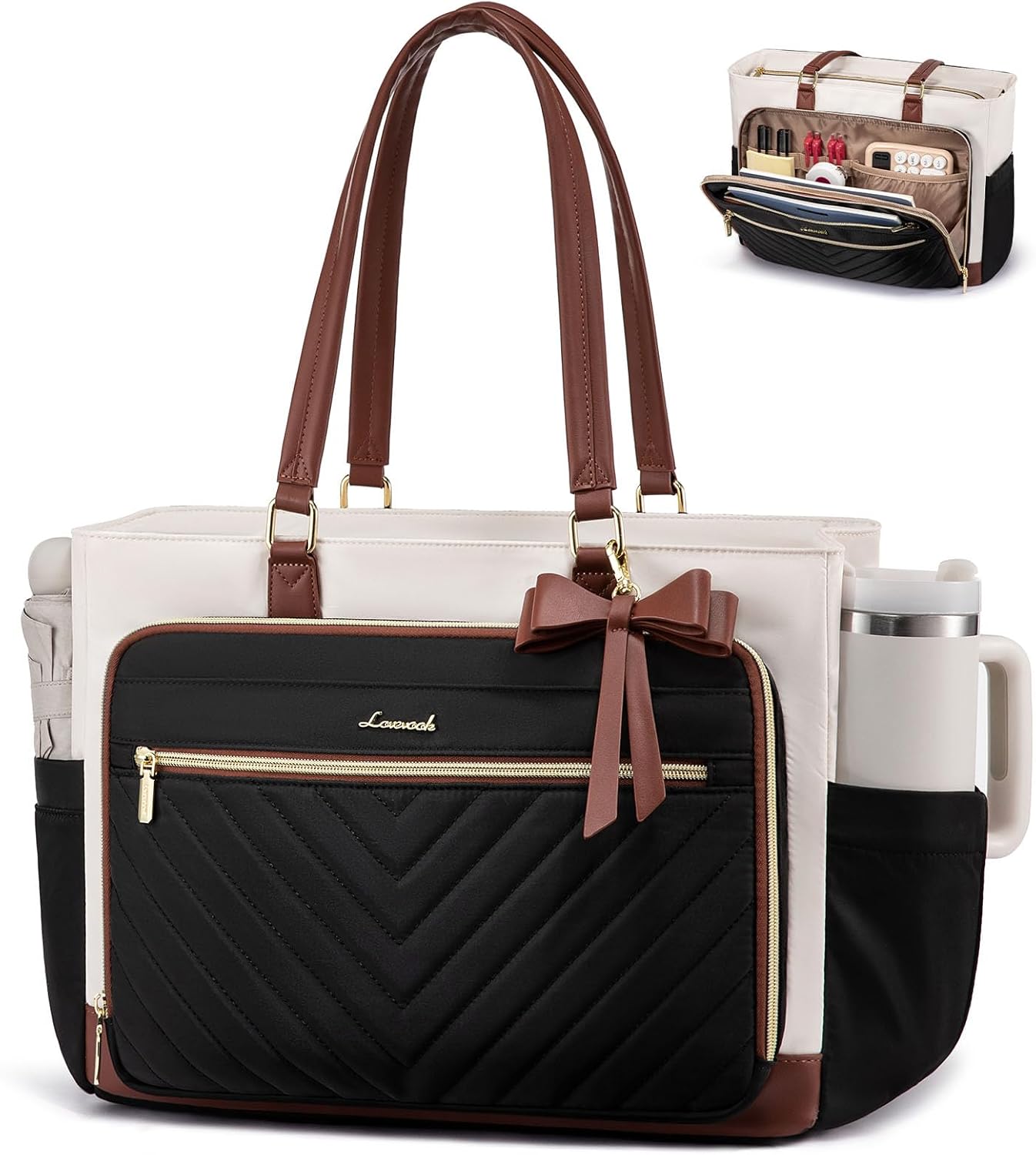 LOVEVOOK Bolsa de mano para profesores para mujer, bolsa de trabajo...