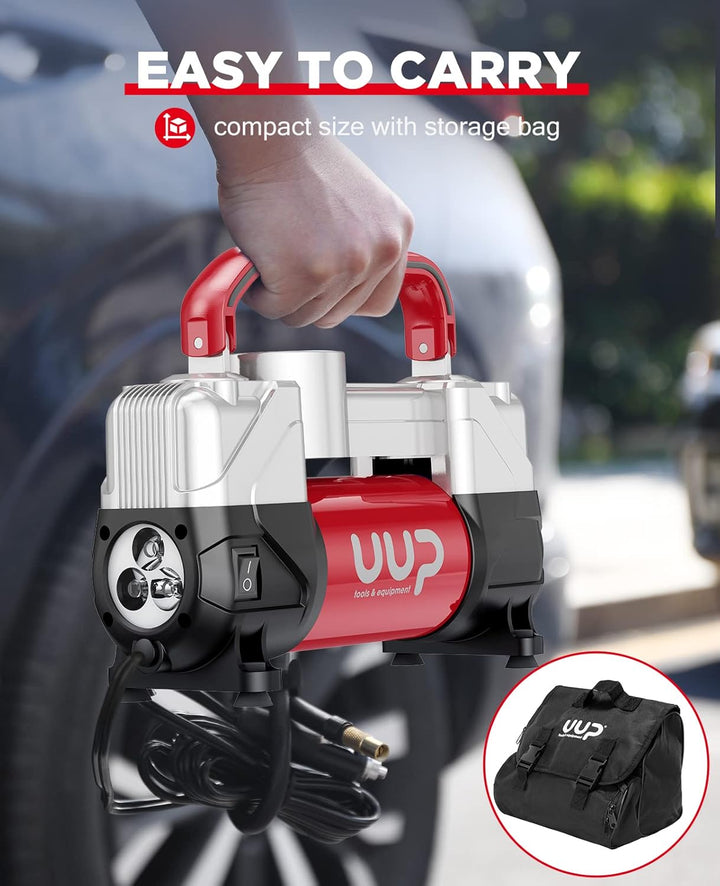 UUP Inflador de Neumáticos Compresor de Aire, 150PSI 12V DC Dobles...