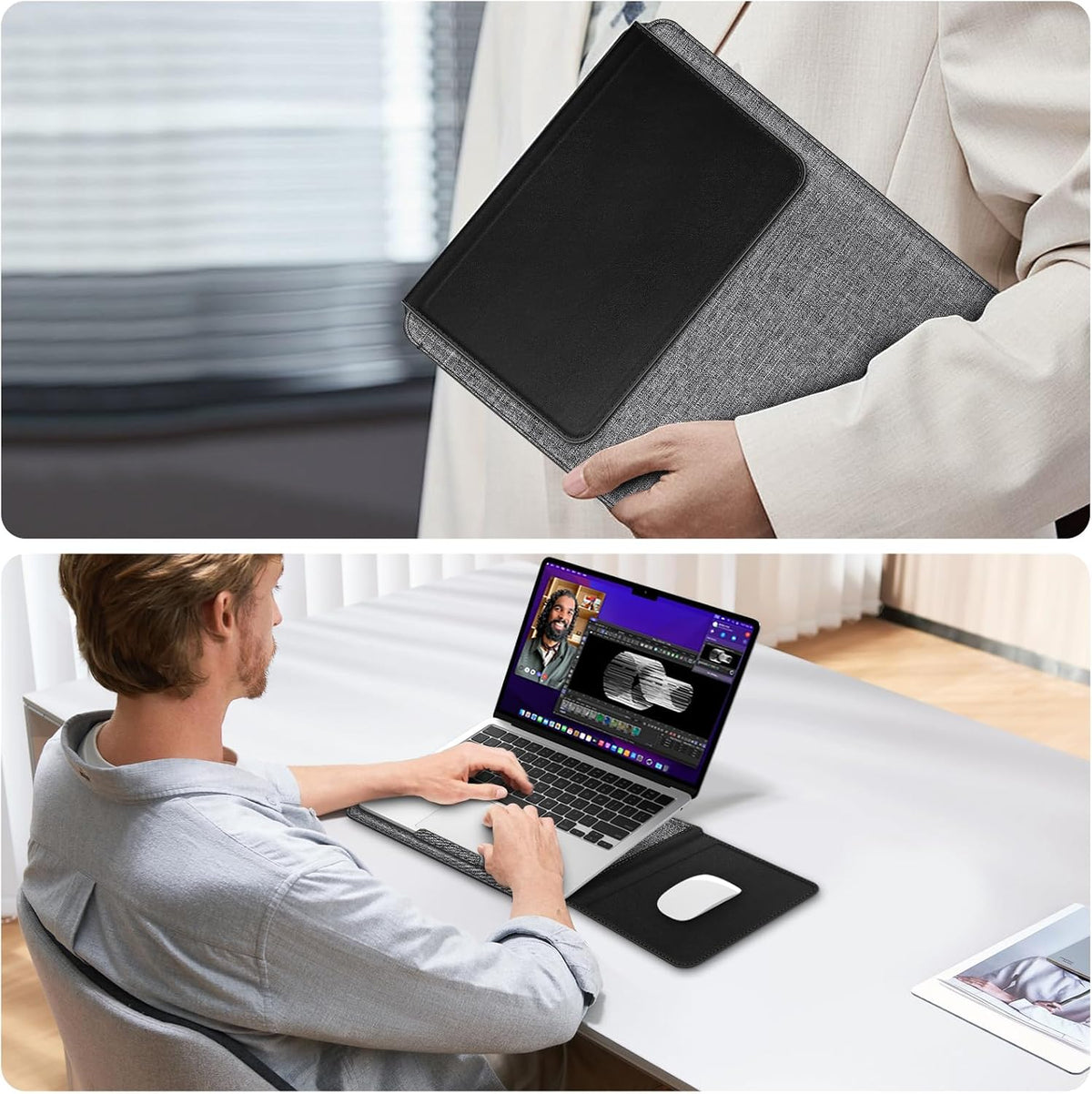 Fintie Funda Estuche para MacBook Air 13.6 A3240 A3113 A2681, Pro 1...