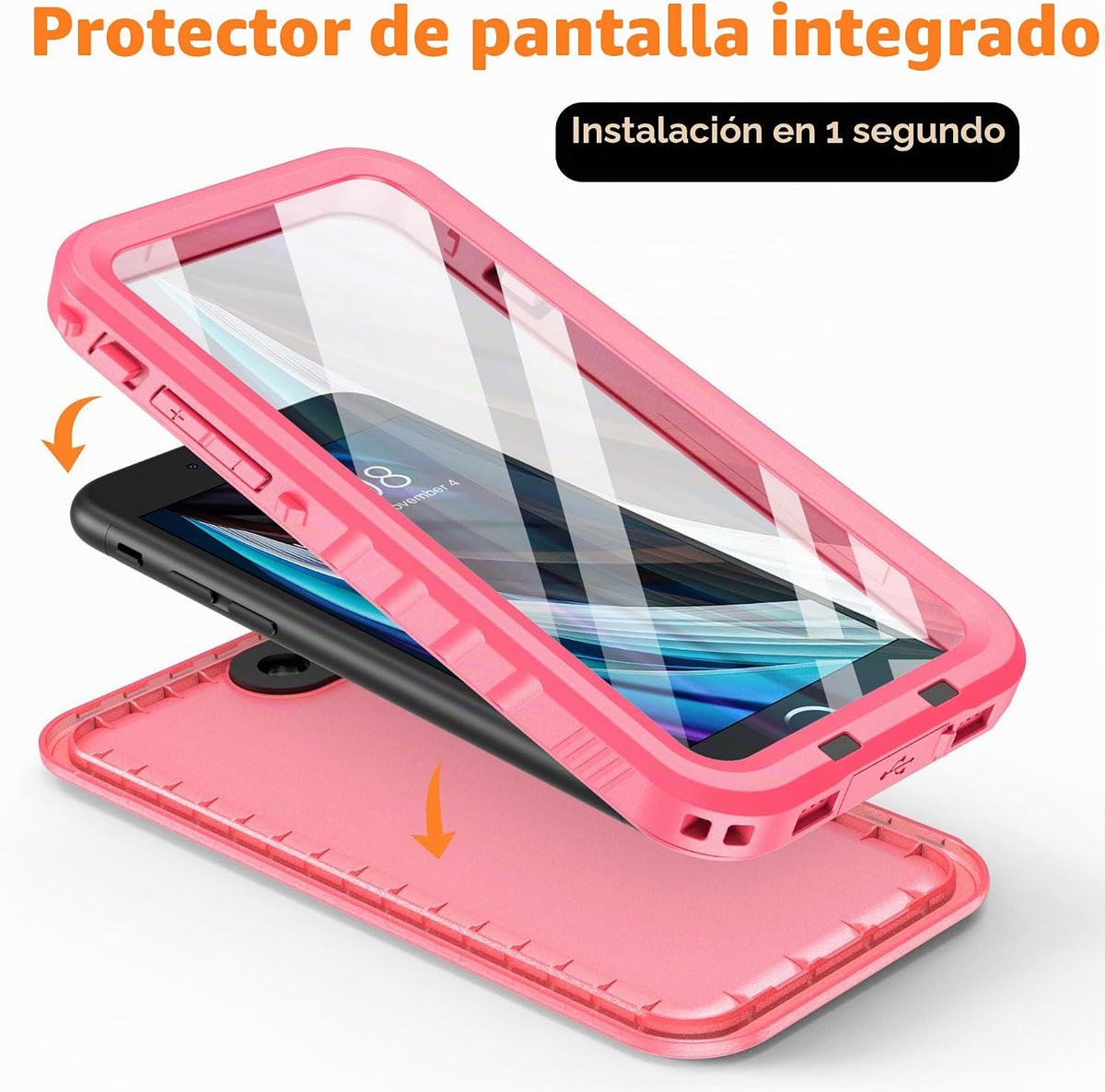 Cozycase Funda impermeable para iPhone SE 3rd 2022/SE 2nd 2020/iPhone 7/8