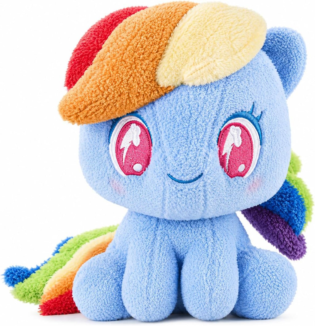 MINISO My Little Pony Rainbow Dash - Juguete de peluche de 10 pulgadas, animal de peluche con licencia oficial, suave muñeco coleccionable de poni, regalo para niños, niñas, fanáticos y coleccionistas
