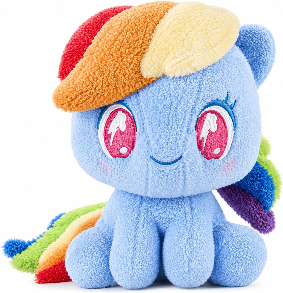 MINISO My Little Pony Rainbow Dash - Juguete de peluche de 10 pulgadas, animal de peluche con licencia oficial, suave muñeco coleccionable de poni, regalo para niños, niñas, fanáticos y coleccionistas