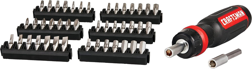 CRAFTSMAN DESTORNILLADOR RATCHETING 44PC (CMHT68017), rojo