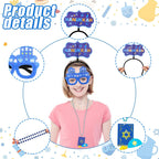 36 piezas de Hanukkah Party Favor Janucá Gafas Diadema Collar
