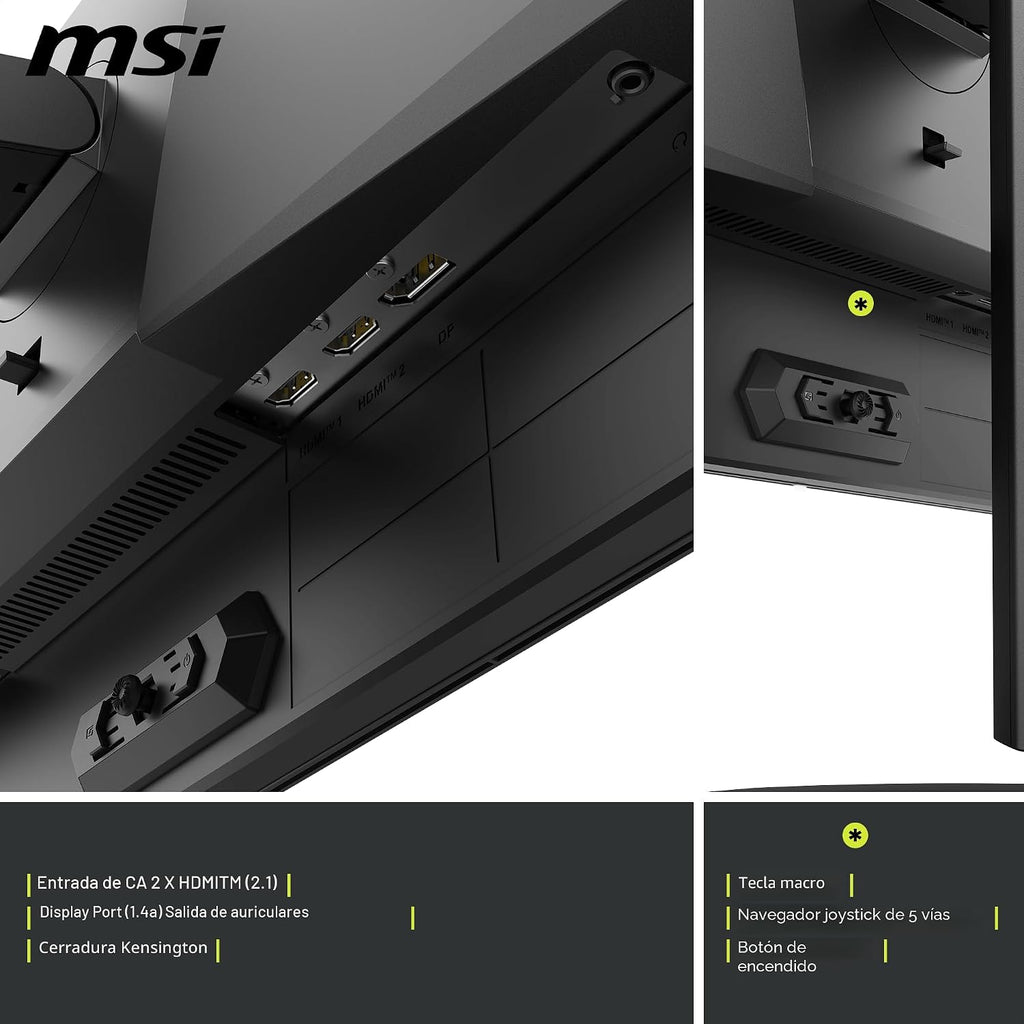 msi MAG 274QP QD-OLED X24 Monitor de juegos WQHD de 27 pulgadas, pa...