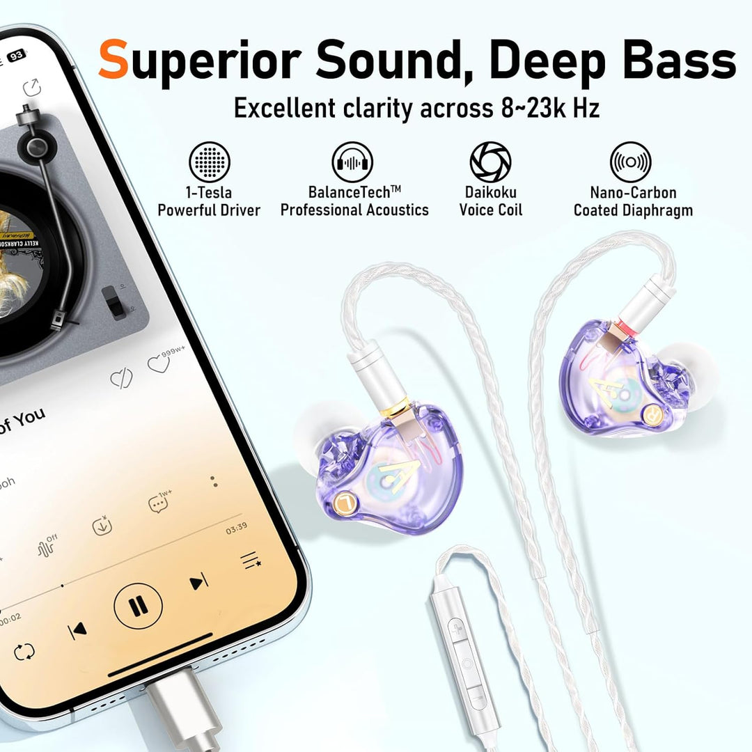 Vibes 202MC Auriculares con Cable USB-C - Auriculares Intraurales H...