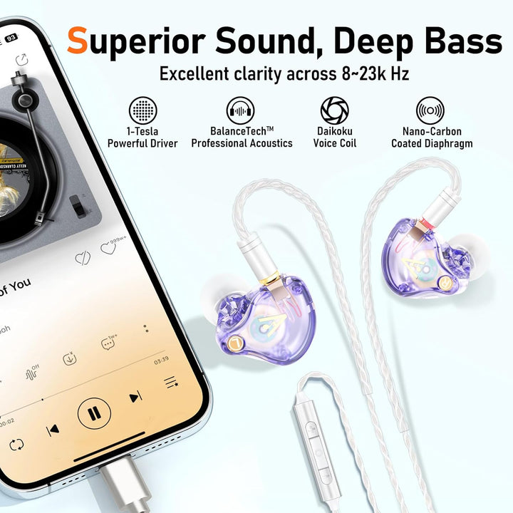 Vibes 202MC Auriculares con Cable USB-C - Auriculares Intraurales H...