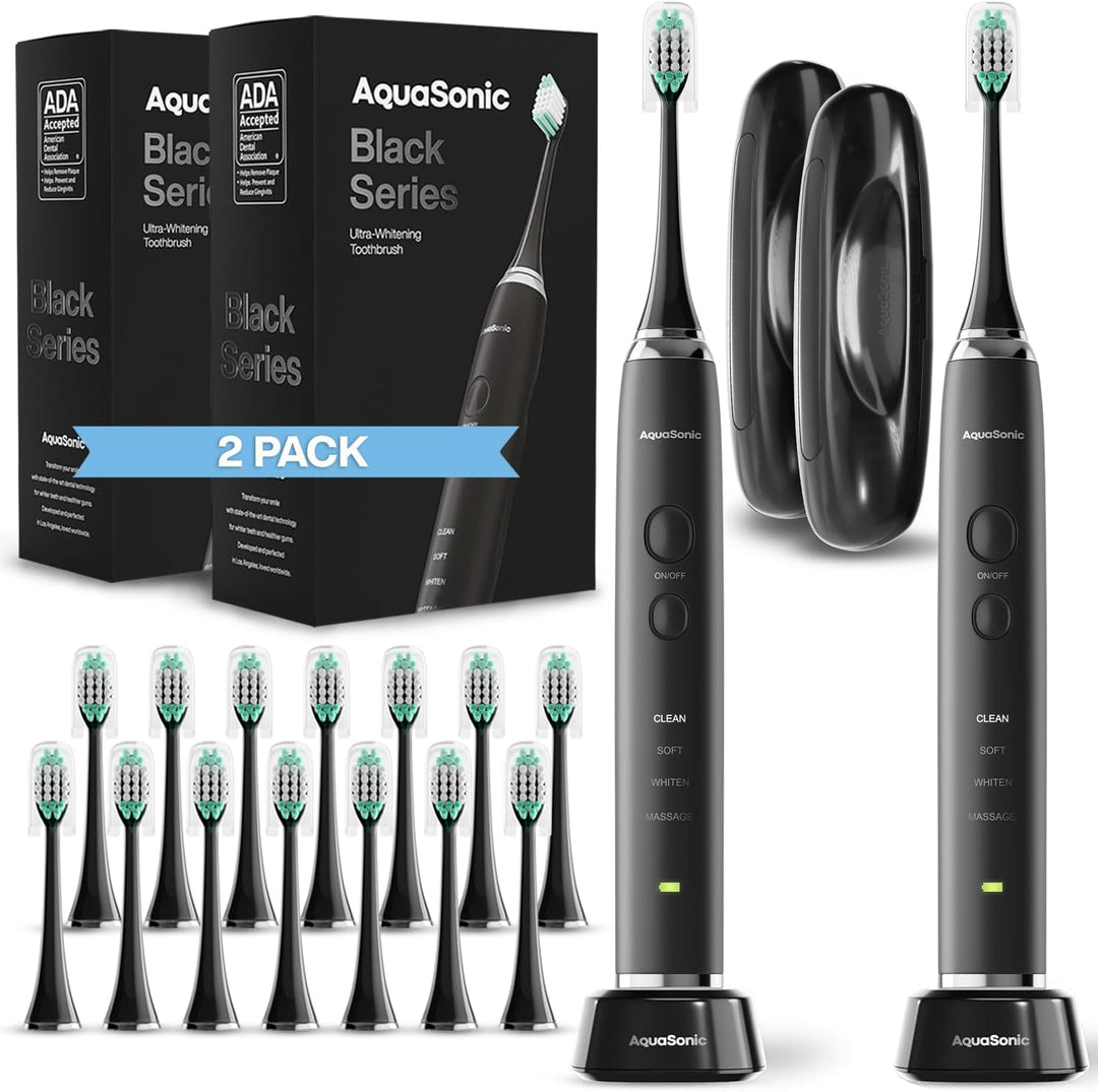Aquasonic Black Series Ultra Whitening - Cepillo de dientes eléctri...