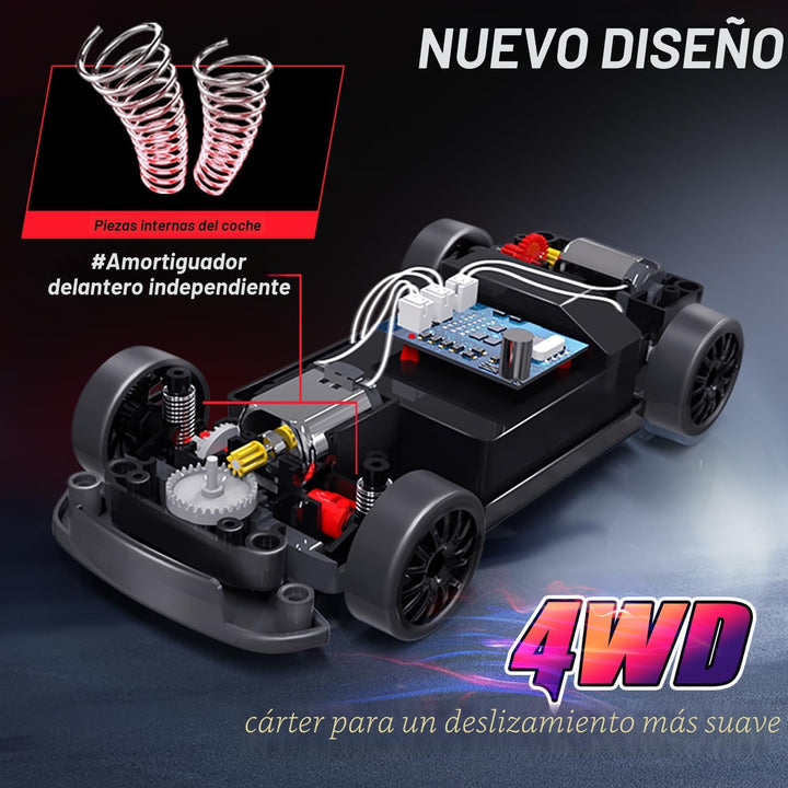 ACAMMZAR Coche de deriva a control remoto 1:24 para niños, 20 KM\/H...