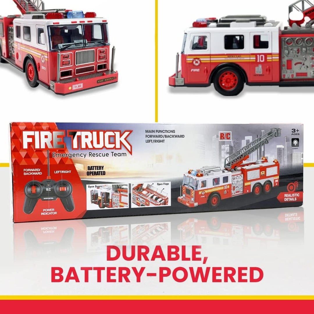 Liberty Imports Camión de bomberos RC \u2013 Camión de bomberos de...