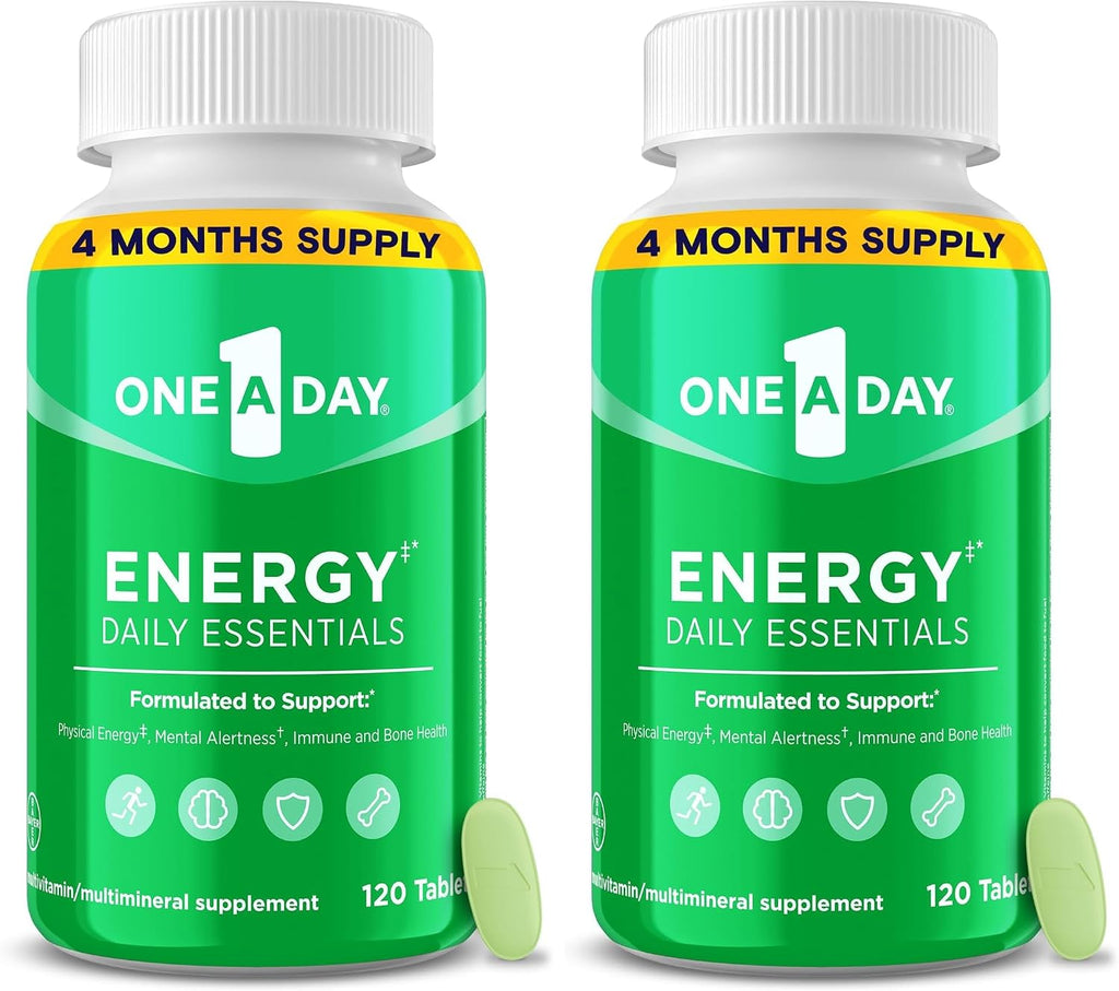 A Day Energy Daily Essentials Multivitamínico, 120 unidades (paquete de 2)