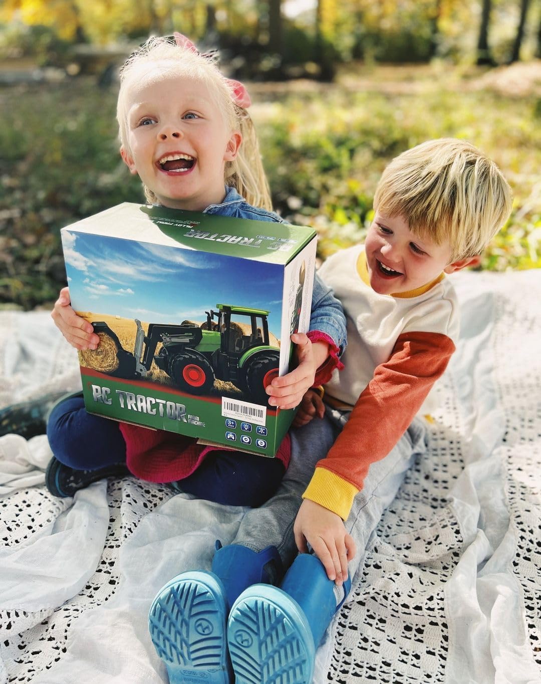 Juguete de tractor a control remoto juego de tractor RC