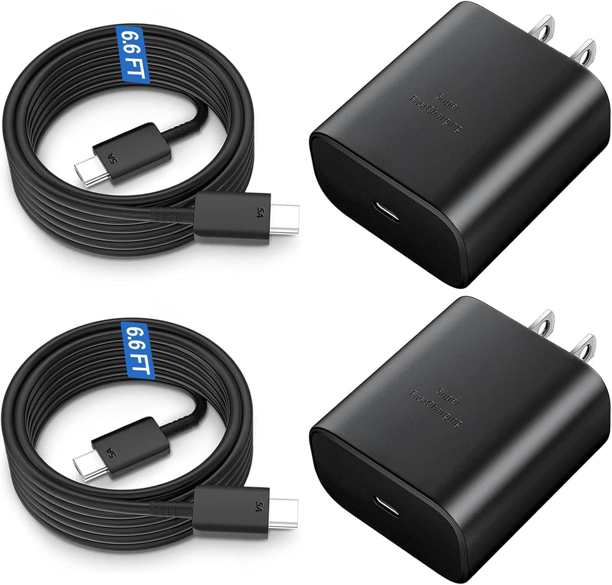Cargador súper rápido USB C de 45 W, cargador tipo C de carga rápida con