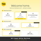 Yale - Cerradura inteligente WiFi de rango extendido, Ante negro, Wi-Fi de alcance extendido