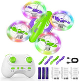 FUNPX Dron LED RC para niños de 6+, regalo de Navidad y cumpleaños...