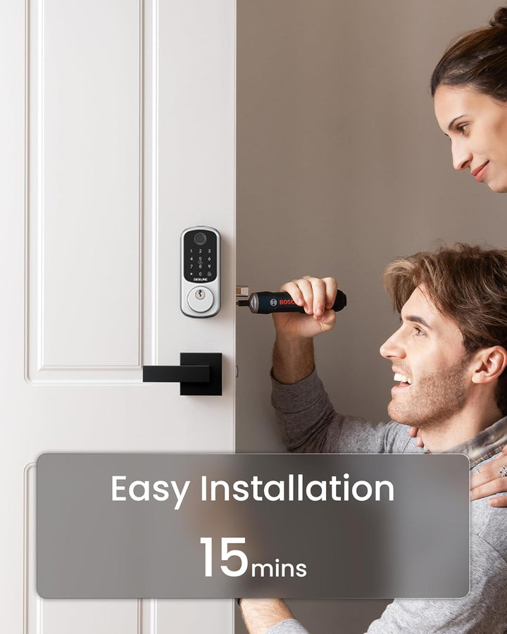 DESLOC Cerradura Inteligente de Puerta B200, Cerradura de Puerta de...