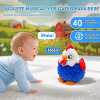 Juguetes para bebés - Pollo musical de peluche con repetición de voz