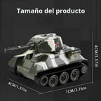 Mini WWII Gris Alemán Tigre RC Tanque Juguete 1/72 Escala Modelo Electrónico Radio Control Remoto Vehículo Tanque