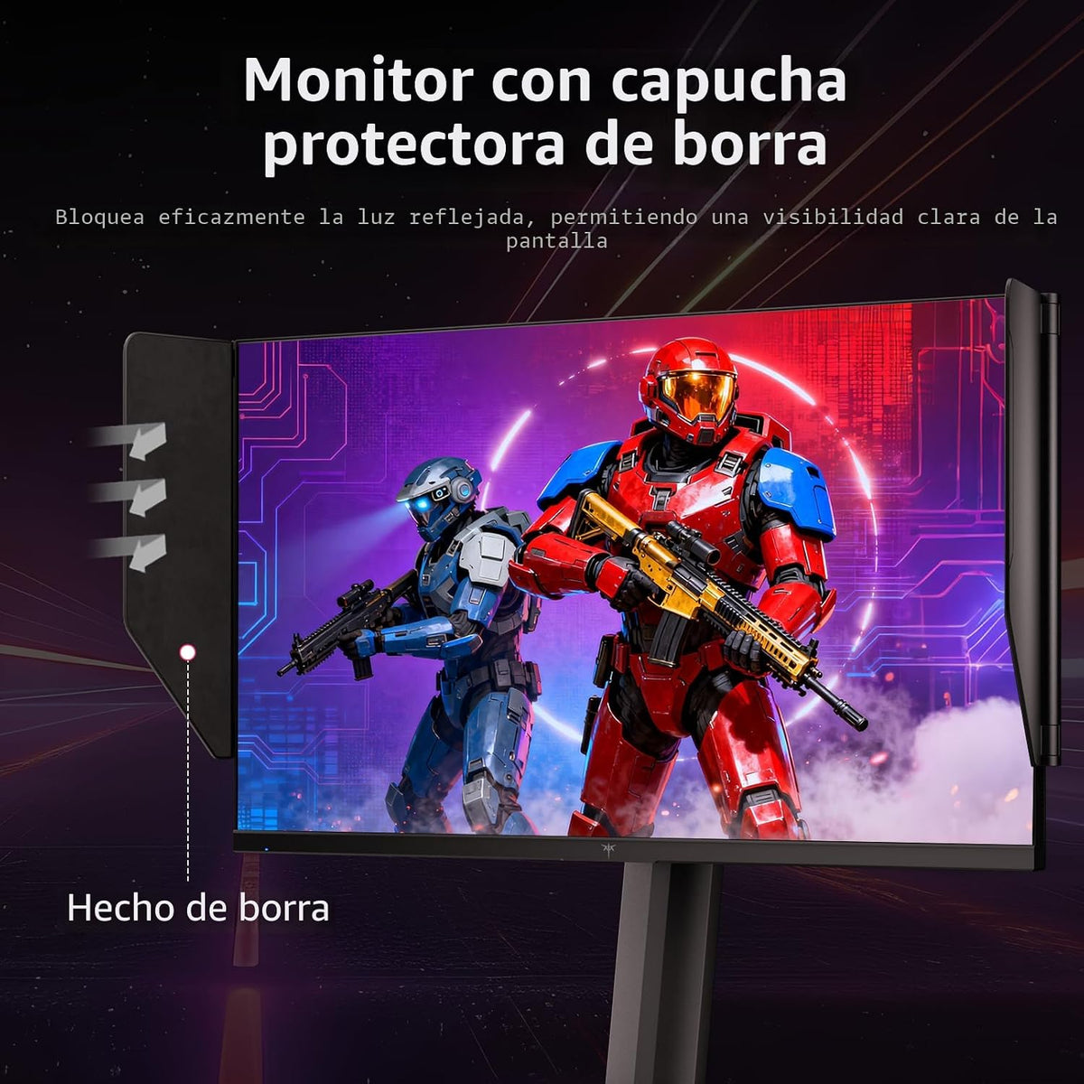 KTC 27 Pulgadas Monitor para Juegos 27M1, Monitor de Computadora 1440p 200Hz con Altavoces Integrados, Hasta 210Hz, 2K QHD IPS Rápido, Sincronización Adaptativa, 130% sRGB, ΔE＜2, Monitores de Altura