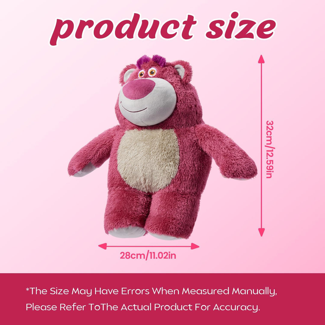 MINISO Oso de peluche Lotso de fresa de 12" de Disney - Juguete...