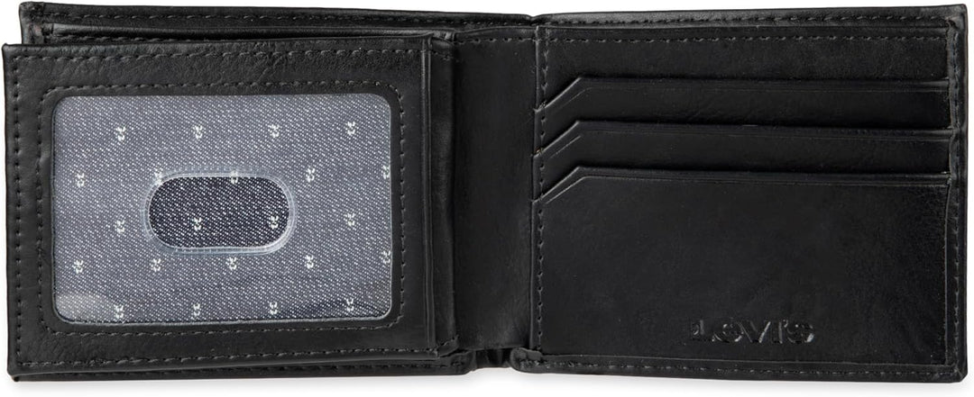 Levi's Cartera delgada para hombre con capacidad extra y bloque...