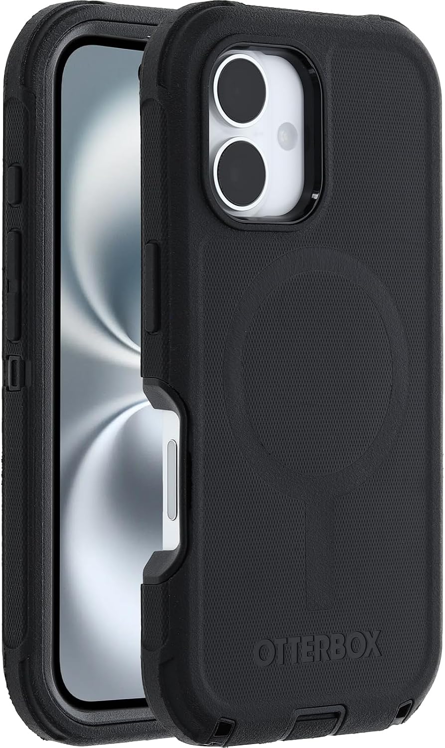 OtterBox iPhone 16 Defender Series Case - negro
