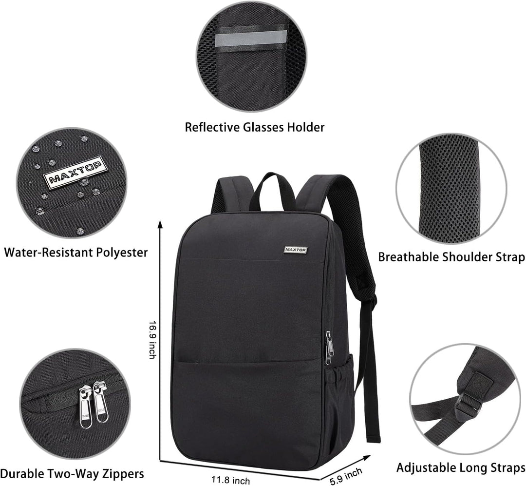 MAXTOP Mochila para computadora portátil de viaje, mochilas de nego...