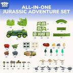 TOY Life Dinosaur Transport Truck Playset, 57 Pieces, Ages 3+