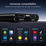 XIIXMASK Tarjeta de captura HDMI USB 3.0, captura 1080P 60FPS, paso...
