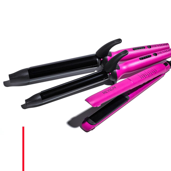 REVLON Plancha plana de turmalina de cerámica de 1 pulgada, alisado...