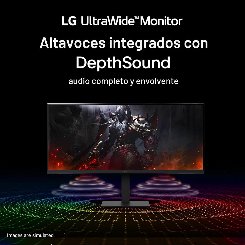 LG 34U650A-B 34 pulgadas UltraWide WQHD (3440 x 1440) IPS Monitor d...