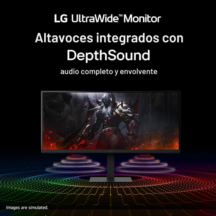 LG 34U650A-B 34 pulgadas UltraWide WQHD (3440 x 1440) IPS Monitor d...
