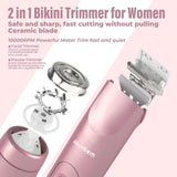 Akunbem Recortadora de bikini para mujer, maquinillas de afeitar el...