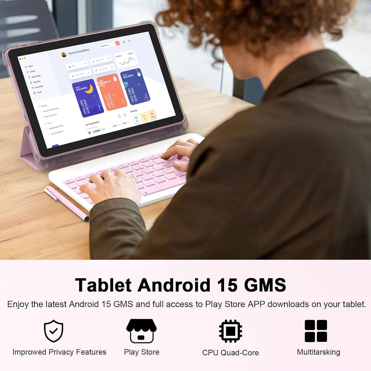 CUPEISI Tablet Android 15 de 10 pulgadas, 20 GB de RAM+128 GB de RO...