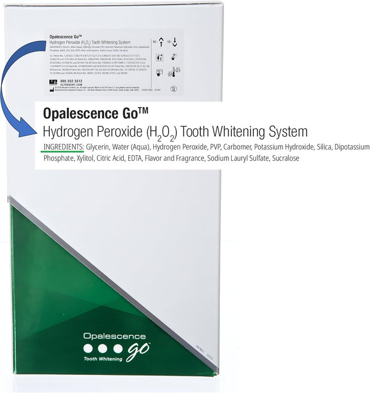 Opalescent Go 10% - Kit de bandejas blanqueadoras dentales precarga...