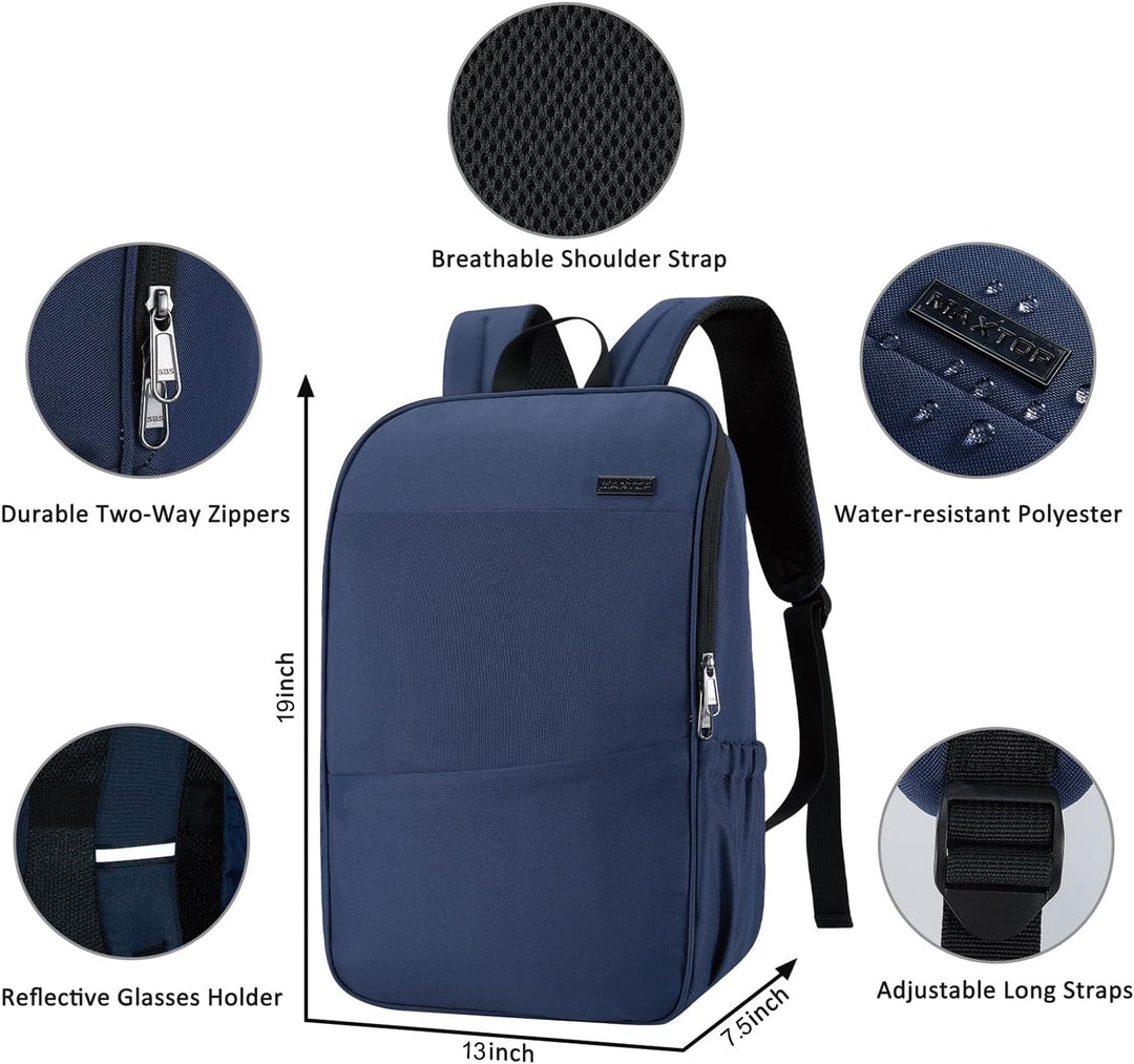 MAXTOP Mochila de almacenamiento profundo para computadora portátil...